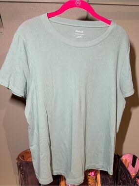Madewell  Mint  Green Short Sleeve Tee XL